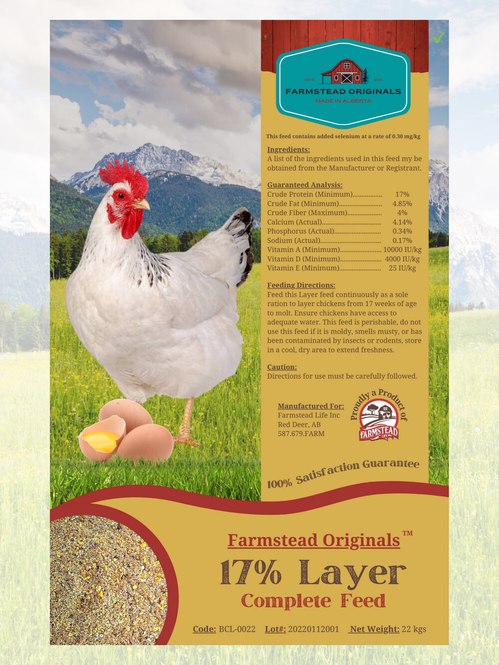 Farmstead Life Original 17% Layer