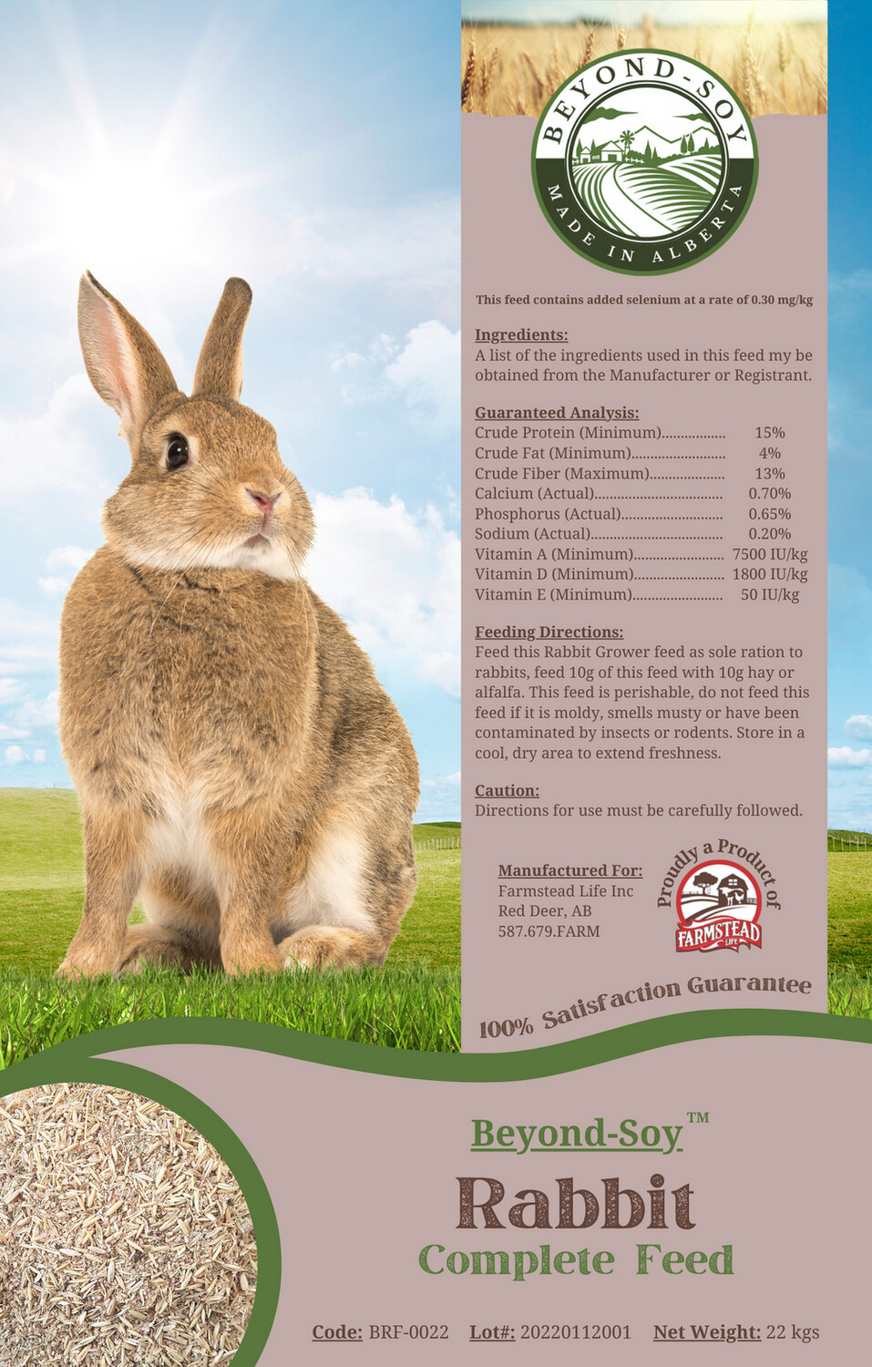Farmstead Life Beyond Soy Rabbit Grower