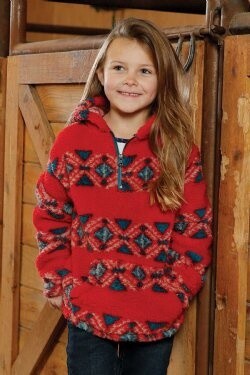 Cruel Girl Red Fleece Hoodie