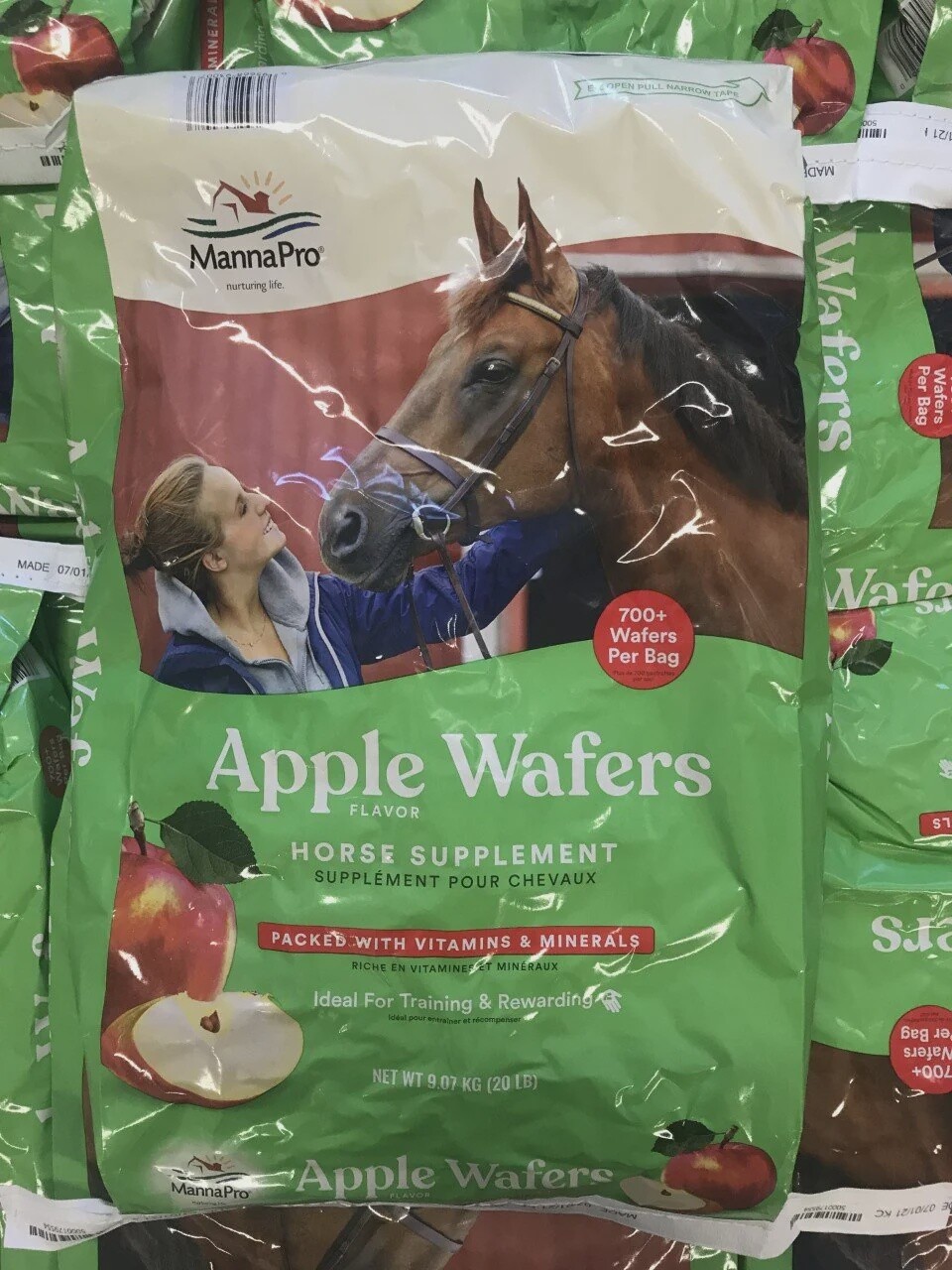 Apple Wafers- 20lb