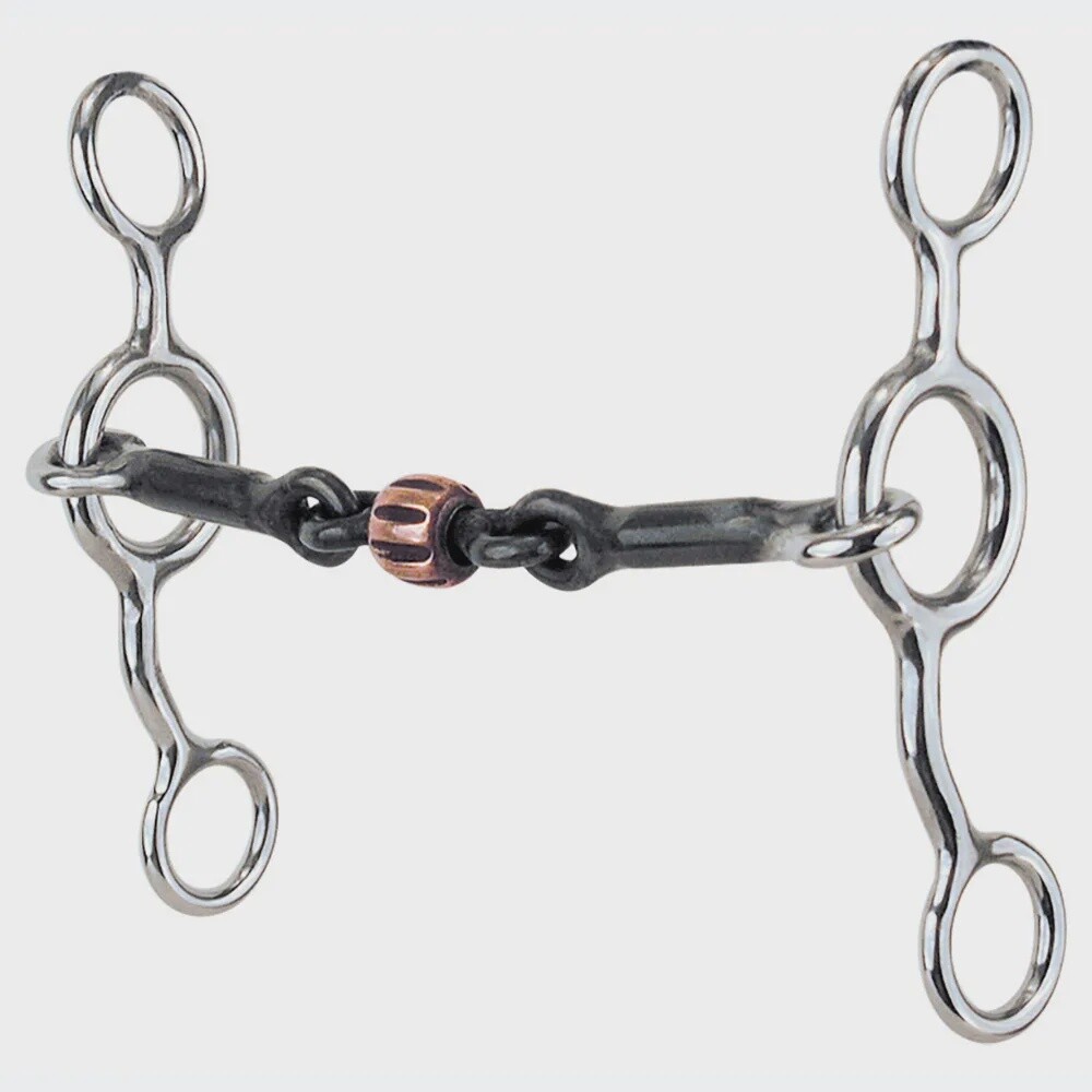 Junior Cow Horse Sweet Iron Snaffle w/ Roller