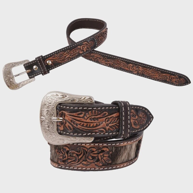 Circle Y Hair Inlay Youth Belt