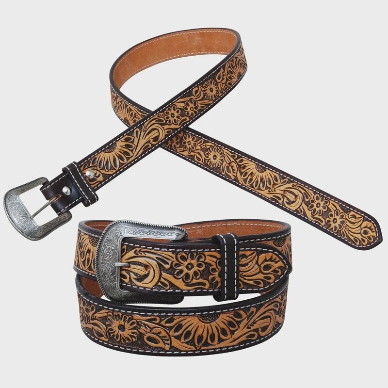 Circle Y Multi Tone Wildflower Belt