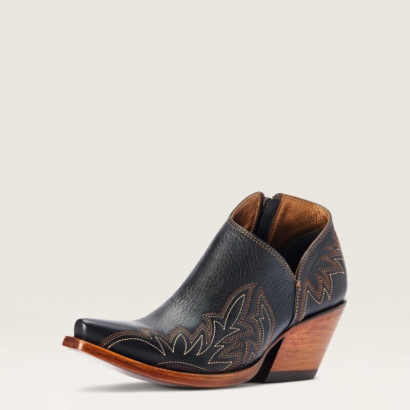 Ariat Jolene Western Bootie- Cash Black