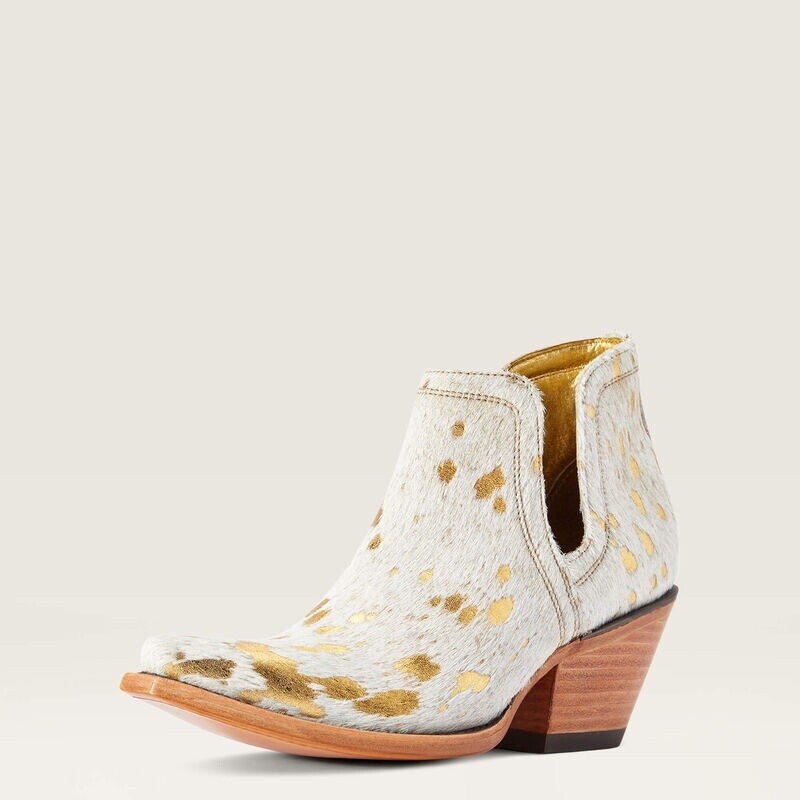 Ariat Women’s Dixon Haircalf Boot White Metallic
