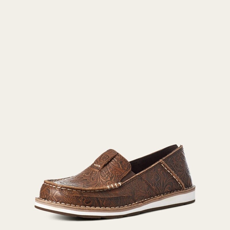 Ariat Women’s Cruisers Brown Floral Embossed