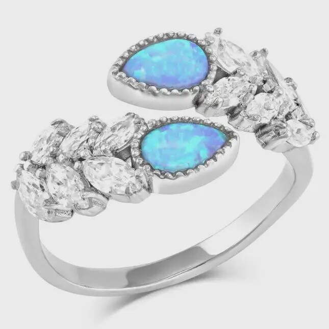 Mystic Falls Opal Crystal Ring