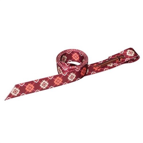 Weaver Poly Latigo w/ Holes (Patterned), Colour: Plaid Aztec