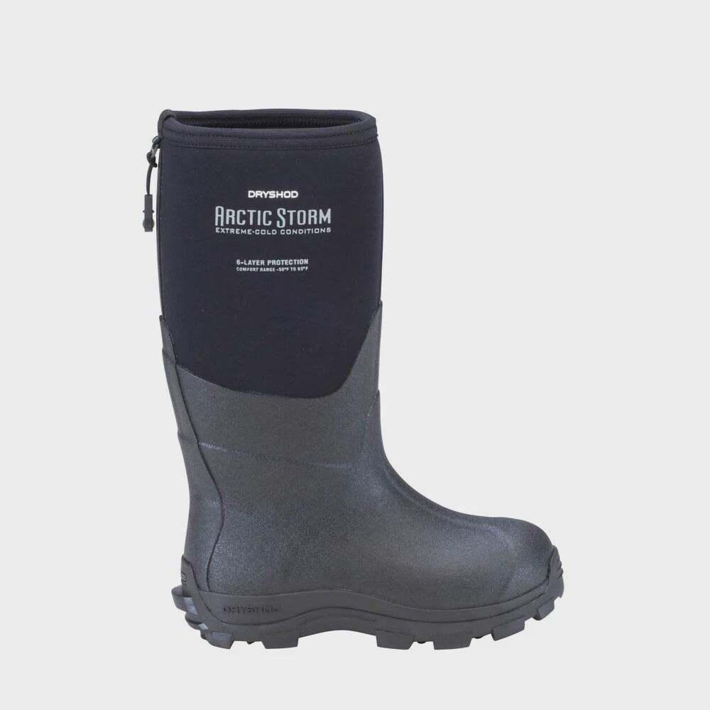 Dryshod Kid’s Arctic Storm-Black/Grey