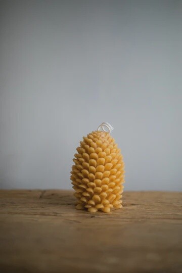 Wild Hive Large Pinecone Candle