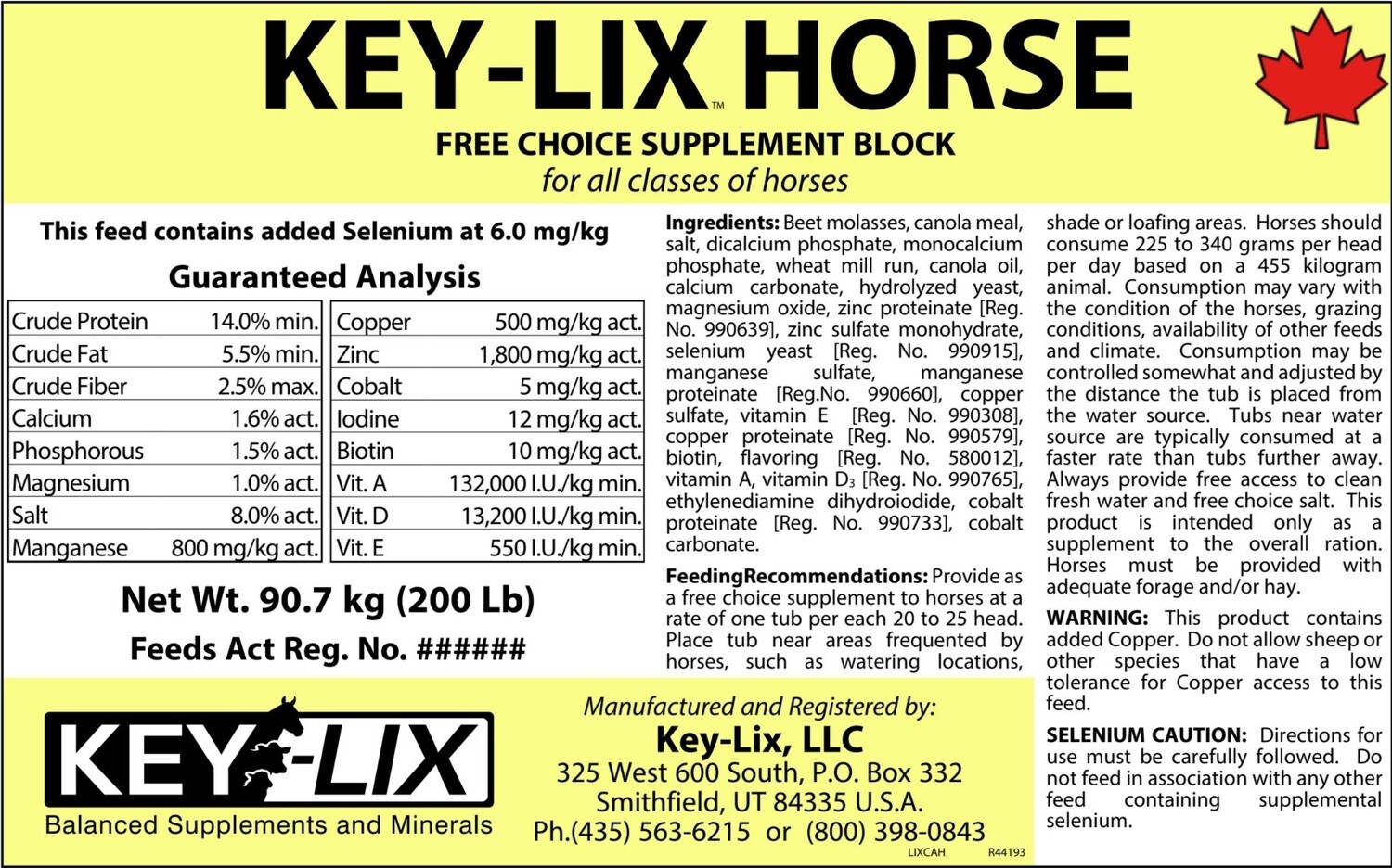 Key-Lix Horse Tub