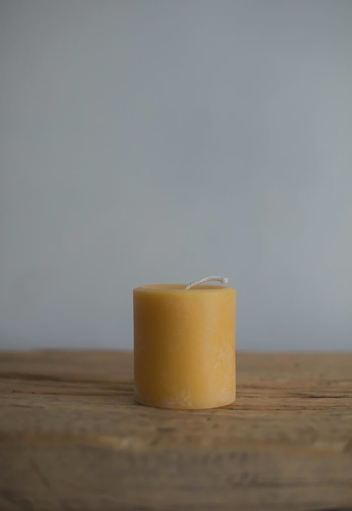 Wild Hive Small Round Pillar Candle