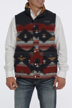 CINCH MENS QUILTED VEST - BLUE