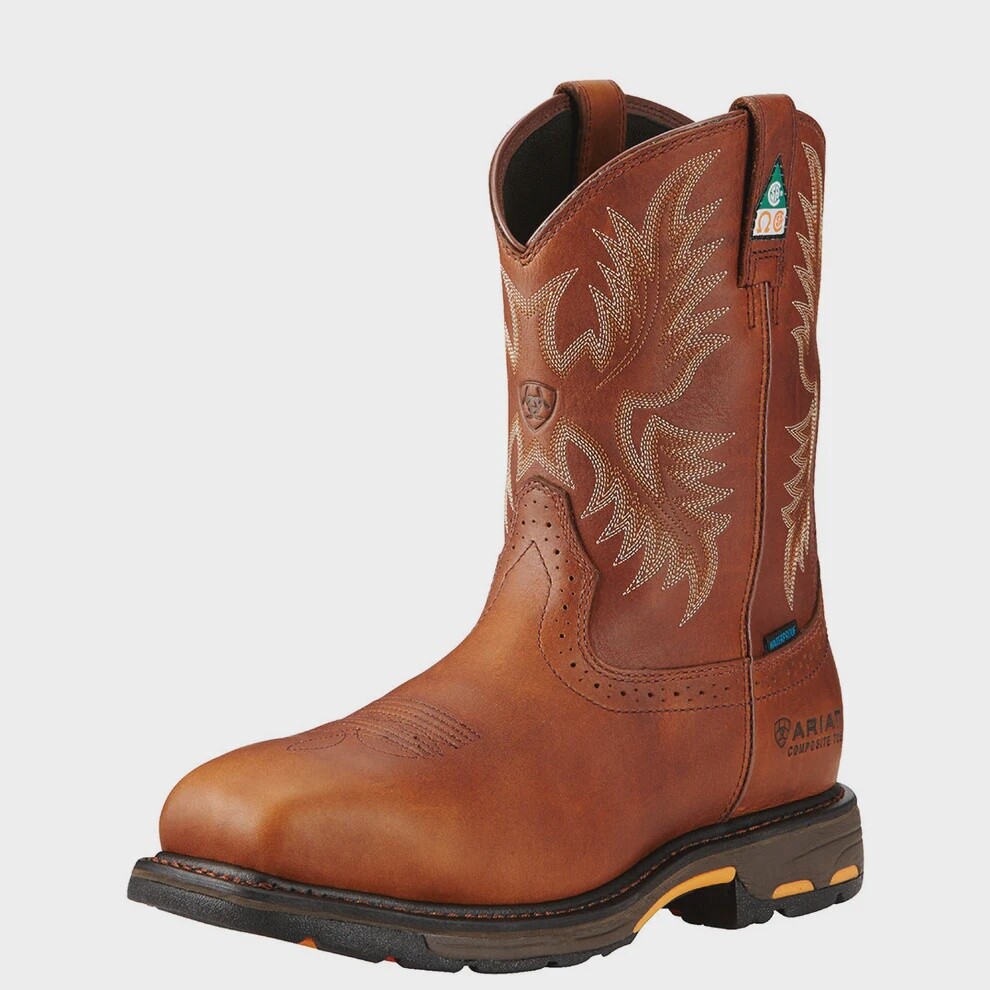 Ariat Men’s WorkHog CSA Comp Toe Square Dark Copper