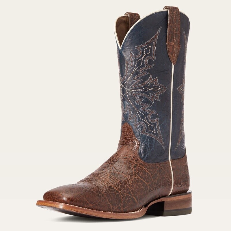 Ariat Mens Circuit Gritty Western Boot Wild Mud/ Adriatic Sea