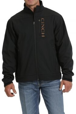 CINCH MEN&#39;S SOLID BONDED JACKET - BLACK