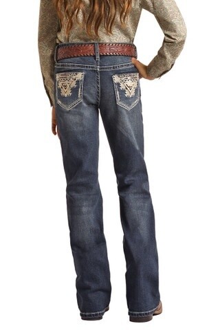 ROCK &amp; ROLL MID RISE EXTRA STRETCH BOOTCUT JEANS