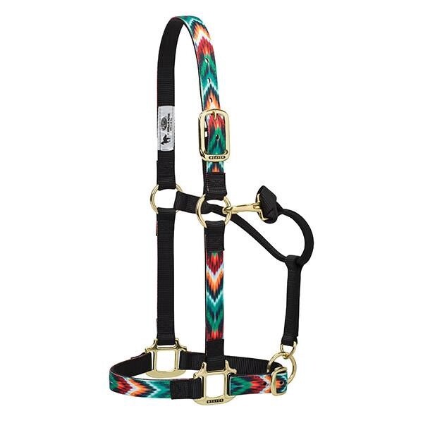 PATTERNED ADJUSTABLE HALTER, 1&quot;, Colour: Chevron