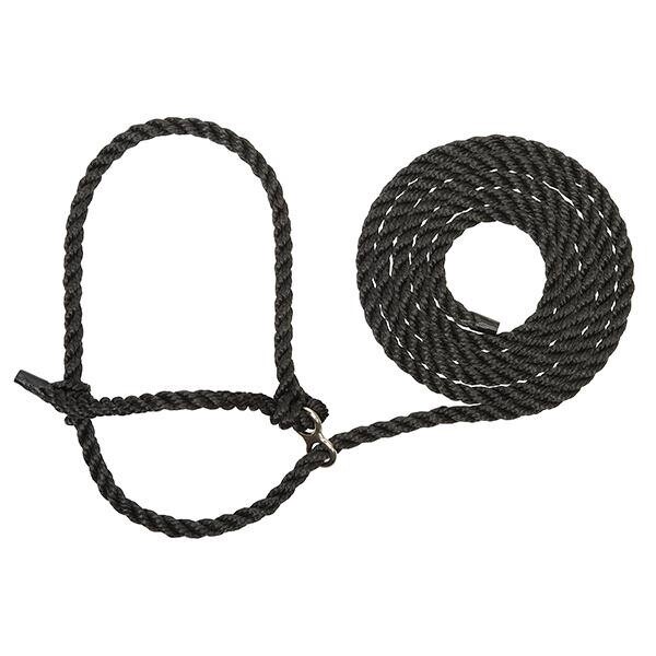 Extra Long Breaking Halter, Black