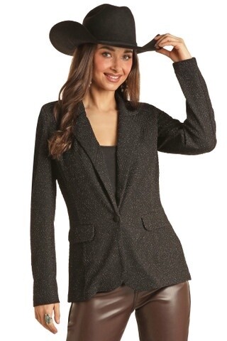LADIES SEQUIN BLAZER