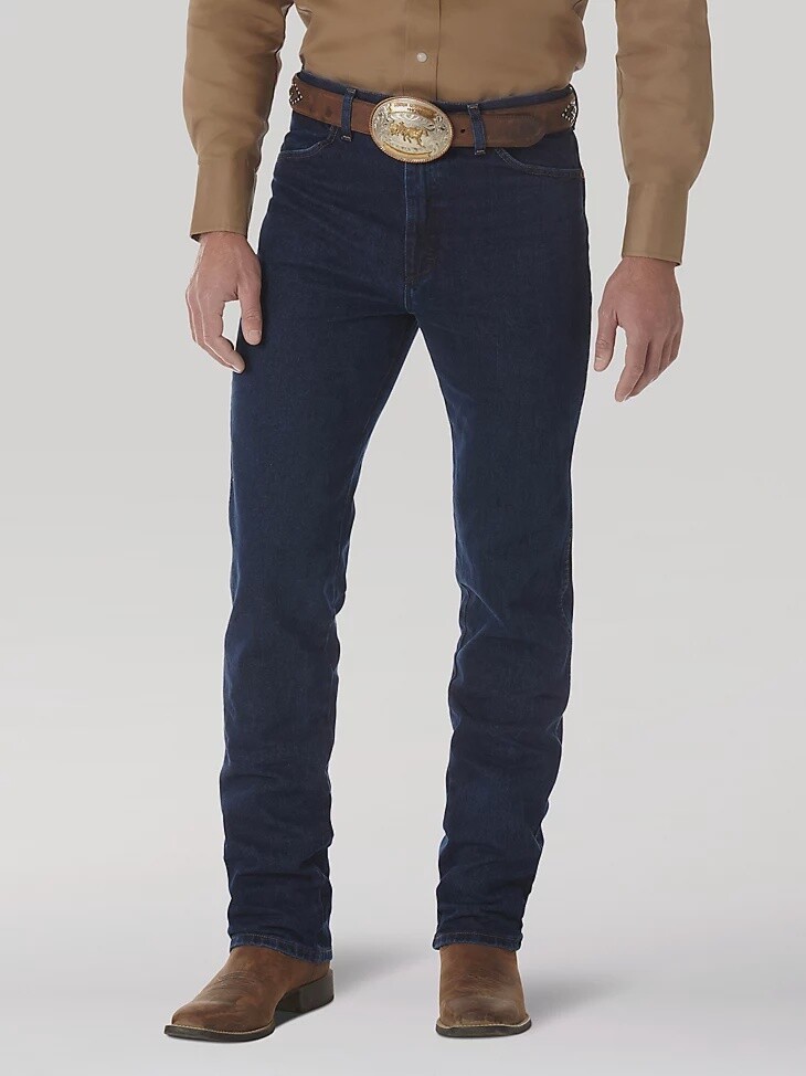 Wrangler Men’s Cowboy Cut Slim Fit Dark Stone