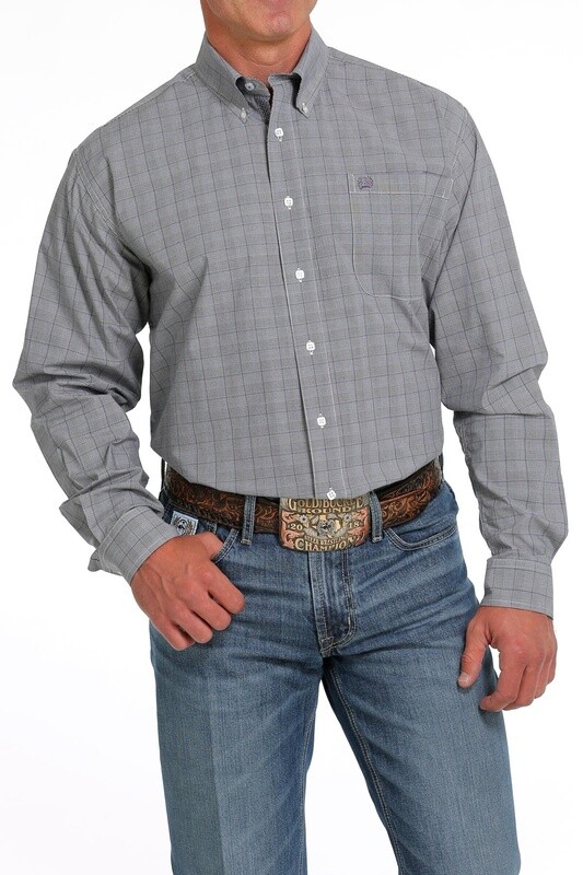 CINCH MENS L/S PLAID 10/23 - MUL