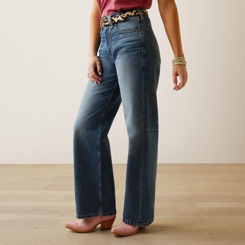 Ariat Women’s Ultra High Rise Tomboy Wide Leg Jean - Moana