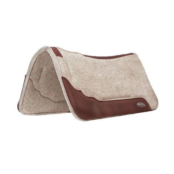 SYNERGY CONTOURED WOOL BLEND FELT PERFORMANCE SADDLE PAD