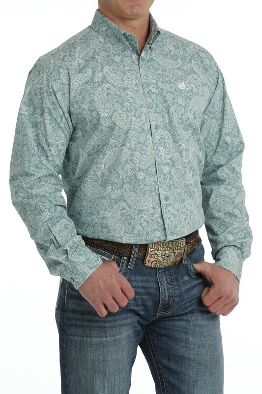 CINCH MENS L/S PRINT TUR