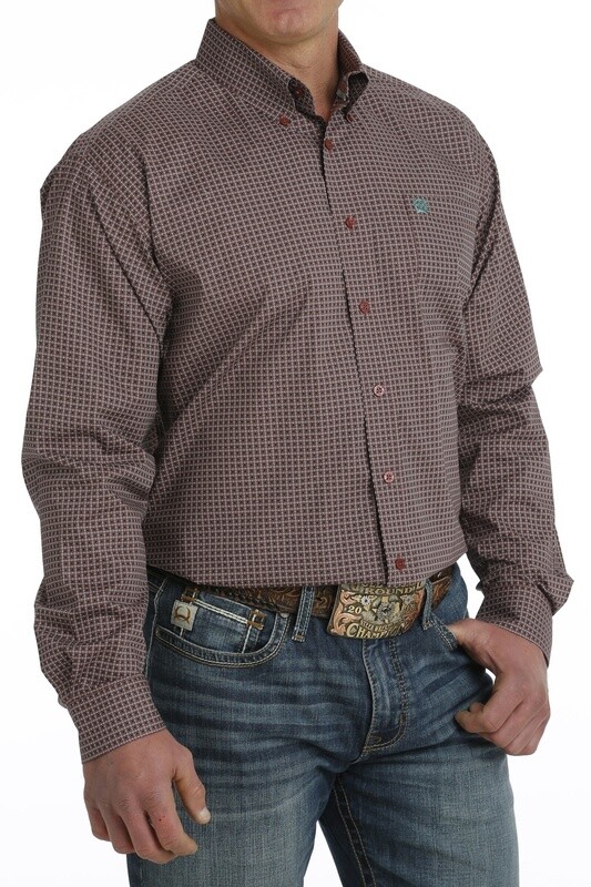 CINCH MENS L/S PRINT BUR