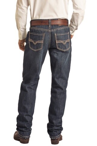 DOUBLE BARREL RELAXED TAPERED STACKABLE BOOTCUT JEANS
