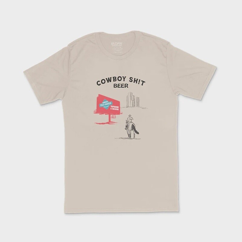 COLD GARDEN X COWBOY SH!T BEER TEE