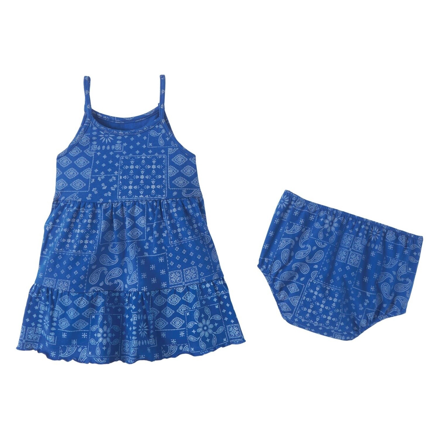 Wrangler® Baby Girl Dress - Blue Print