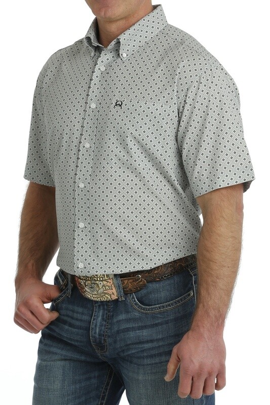CINCH MENS S/S ARENAFLEX GRAY