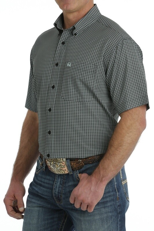 CINCH MENS S/S ARENAFLEX BLK