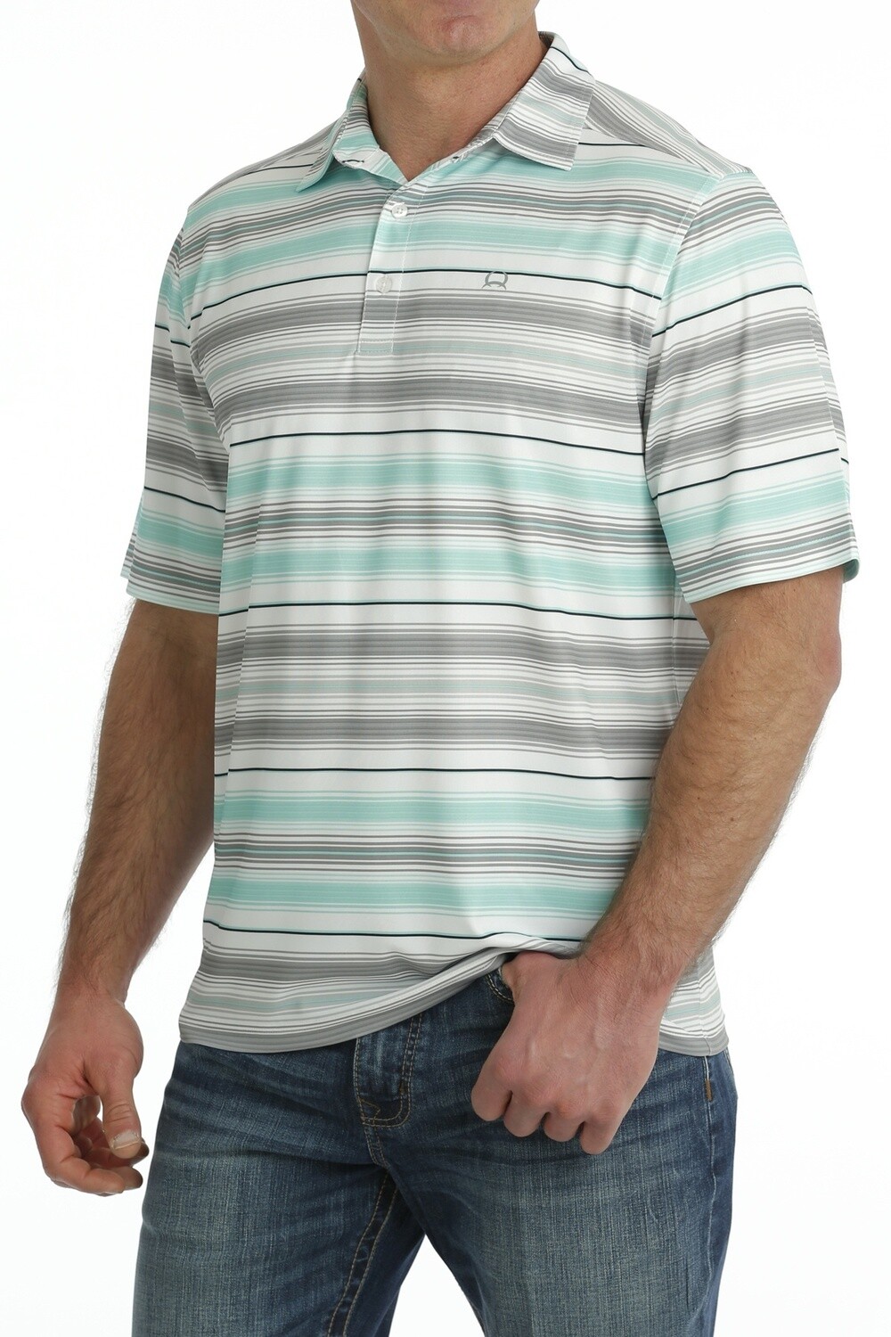 MENS ARENAFLEX POLO WHT