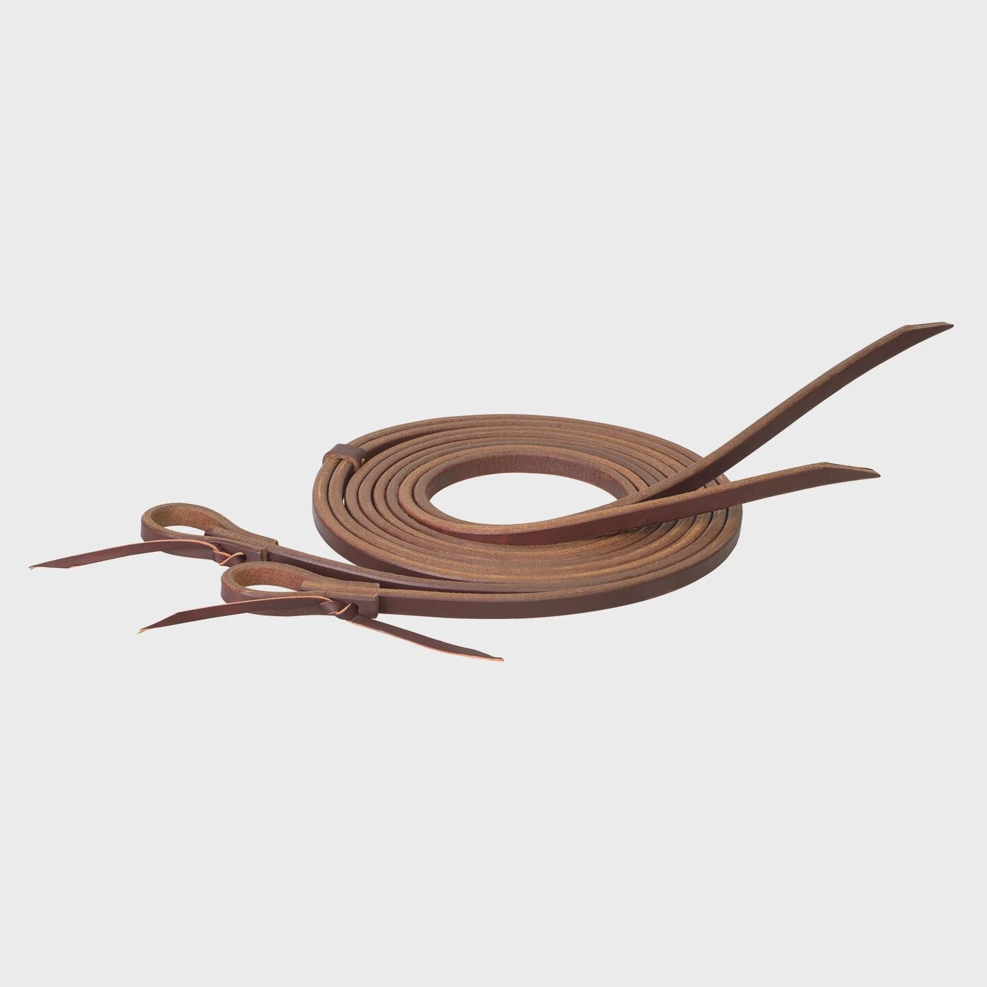 Weaver Working Tack Extra Heavy Harness Split Reins, Water Loops with Tie Laces 5/8&quot;x8&#39;