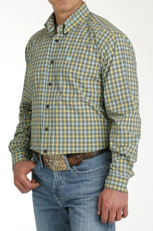 Cinch Mens L/S Plaid Multi