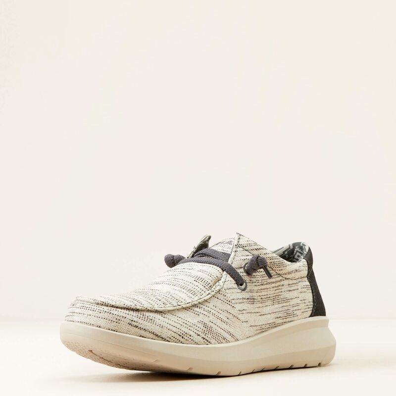 Ariat Men’s Hilo - Heathered White/Dark Denim