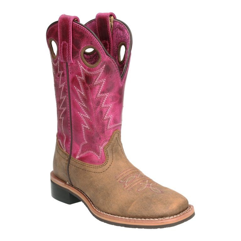 Smoky Mountain Kids Boots- Tracie- Brown/Pink