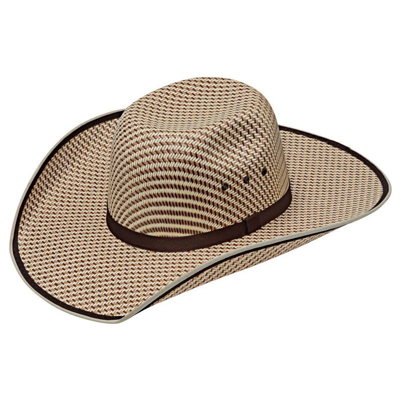 KIDS P/C Ivory/Tan/Tobacco WESTERN HAT