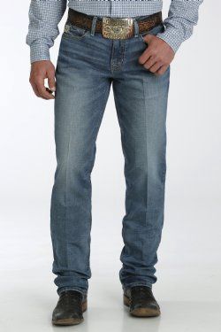 CINCH MEN&#39;S SLIM-STRAIGHT JESSE - MEDIUM STONEWASH