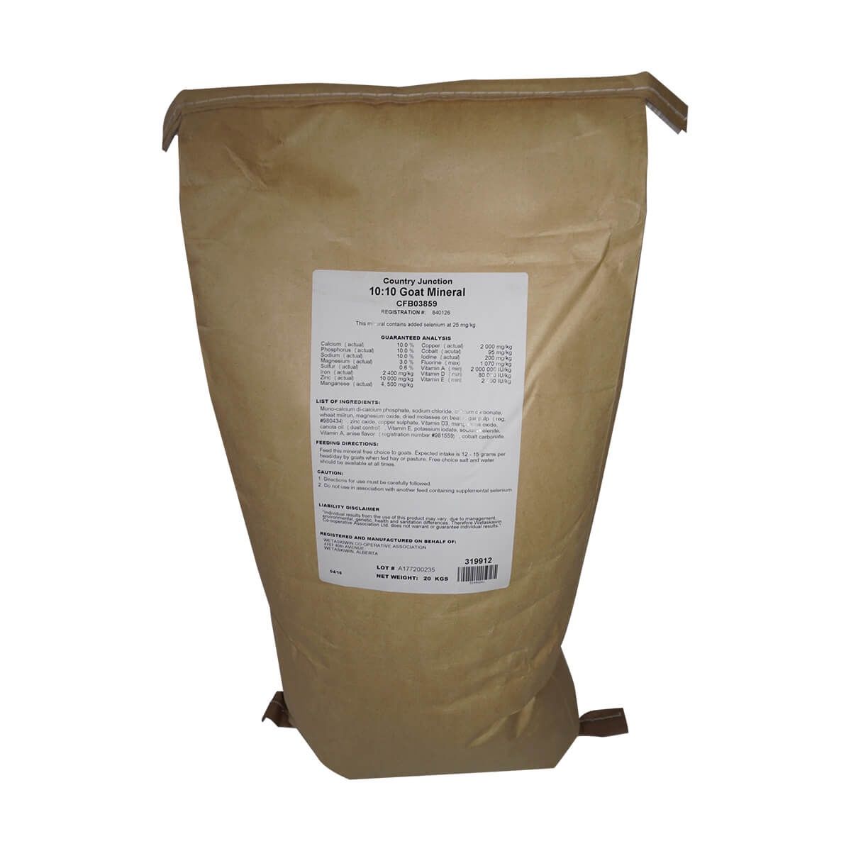 Country Junction 10:10 Goat Mineral- 20kg