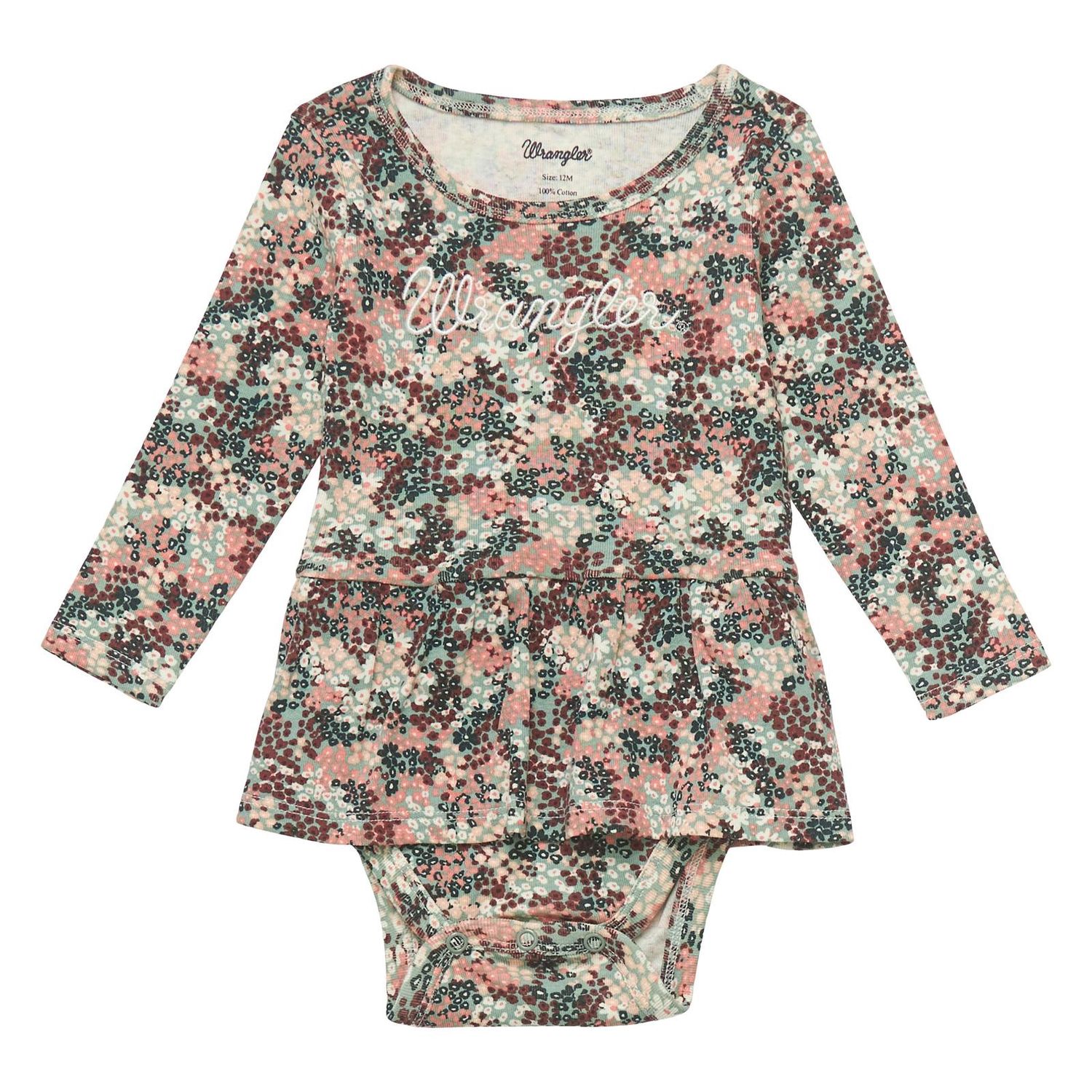 Wrangler® Baby Girl Bodysuit with Skirt - Multi