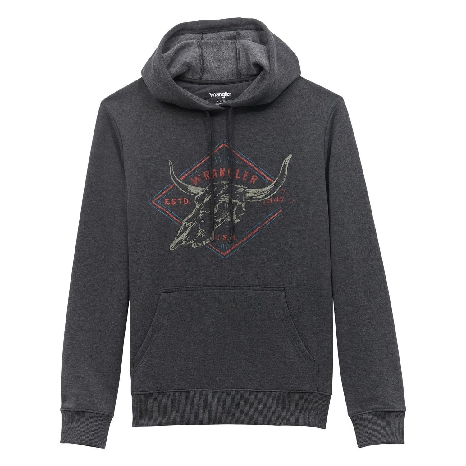 Wrangler® Western Hoodie - Regular Fit - Washed Black