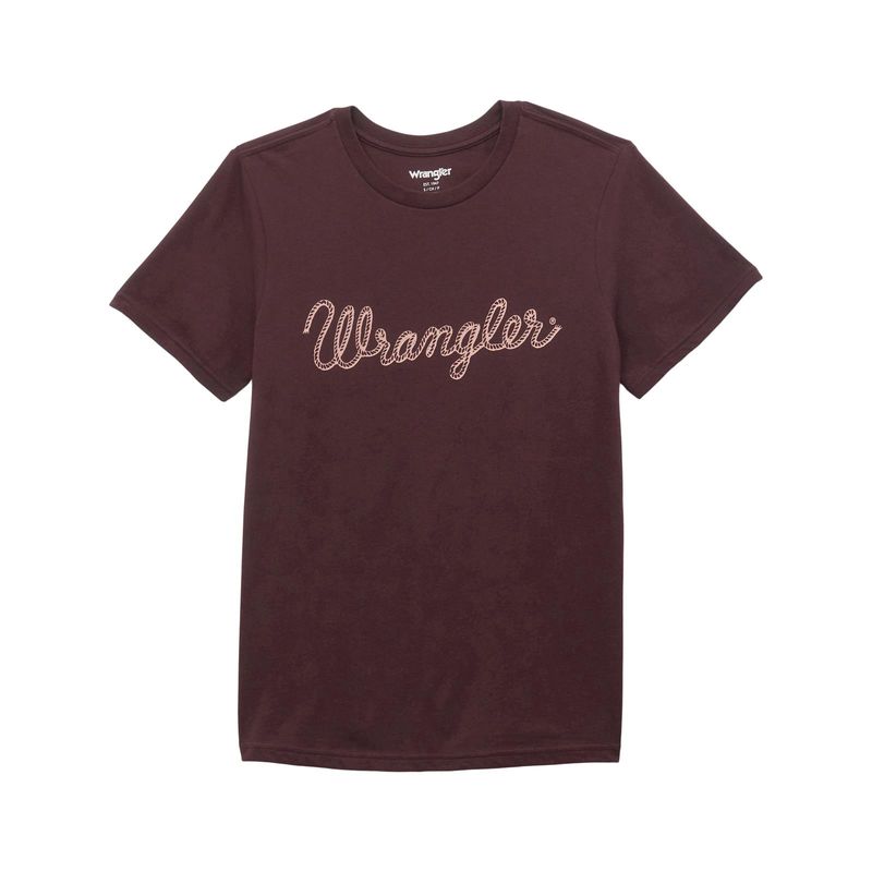 Wrangler® Graphic Short Sleeve T-Shirt - Regular Fit - Fudge