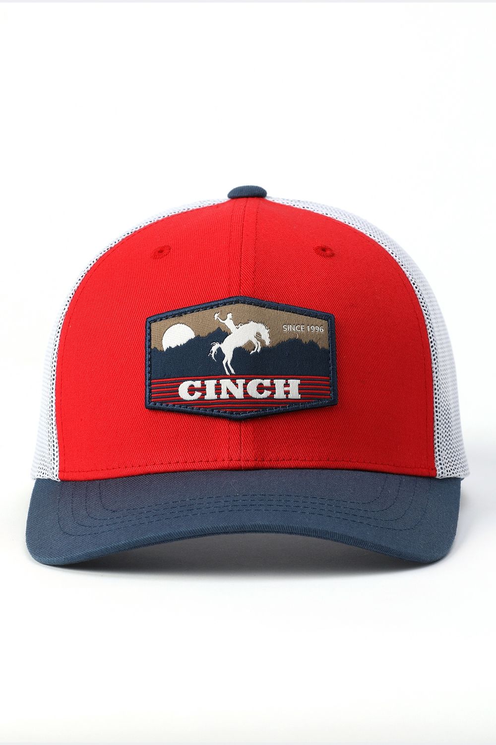 Mens Trucker Cap- Red