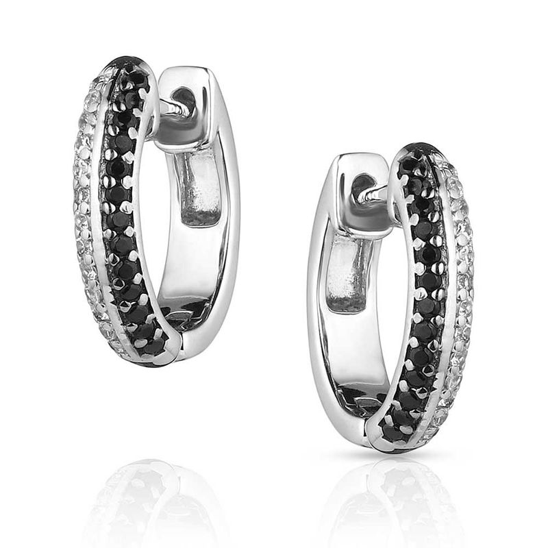 Opposites in Harmony Crystal Earrings