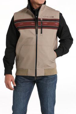 Men's Bonded Vest - Khaki