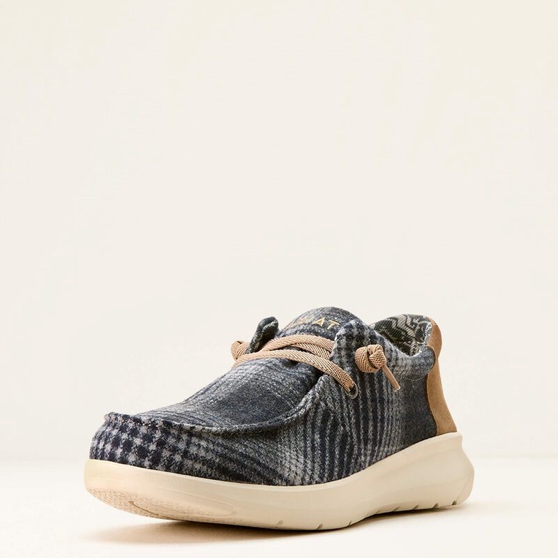 Hilo Shoe BLACK &amp; GREY FLANNEL